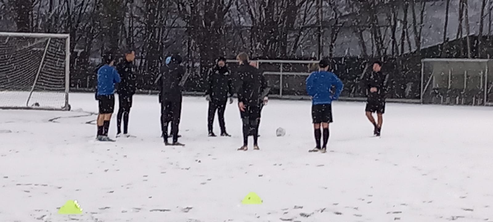 Kamp veld sneeuw 3